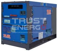 Дизельный генератор Denyo DCA-15LSX В кожухе Kubota  trustenergo.ru