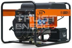 Бензиновый генератор RID RV 8001 E с АВР Открытая на раме Briggs&Stratton Vanguard 16 HP trustenergo.ru
